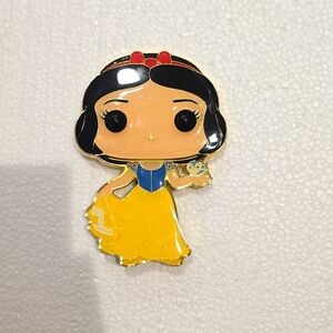 Large Snow White Funko Pop Disney pin, small scratch